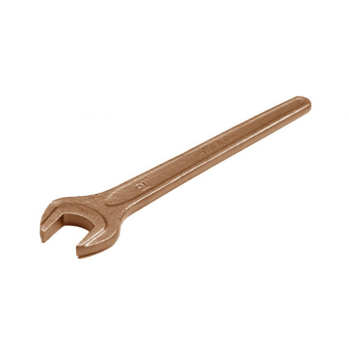 Ключ гаечный рожковый односторонний  13 длинная ручка омедненный HOR*