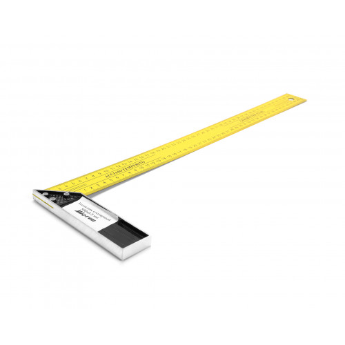 Угольник столярный 500х0,8 мм, алюминиевое основание