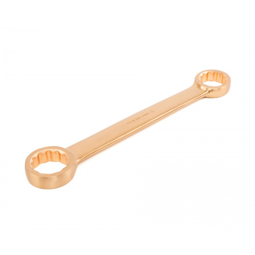 Ключ гаечный накидной двусторонний плоский 41х46 искробезопасный сплав BeCu 153A-4146, HORTZ