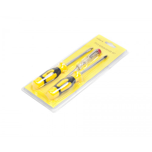 Набор отверток 3шт. (2шл.,1кр.) HOR