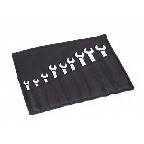 Набор ключей комб.трещот.  9шт. (8-22) брез.сум.HOR