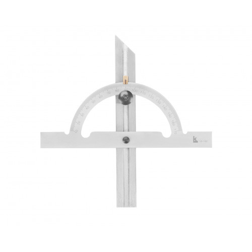 Угломер нониусный 10-170° (100x150мм 1°) регулир.рейка