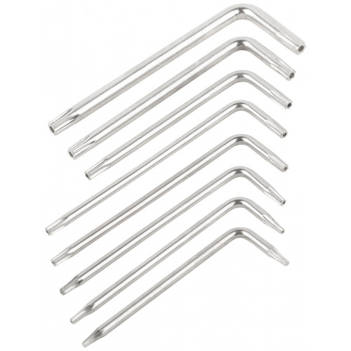 Ключи TORX CrV 8 шт. Т5-Т20, в пластиковом держателе