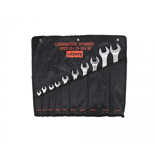 Набор ключей комбиниров.10шт. (10-30) сат.фин. HOR
