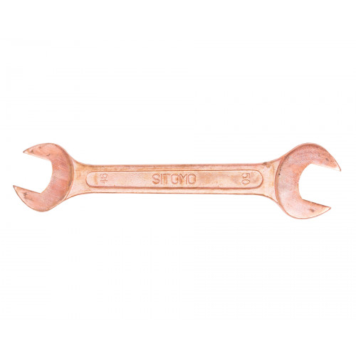 Ключ гаечный рожковый двусторонний  46x50 омедненный SIT