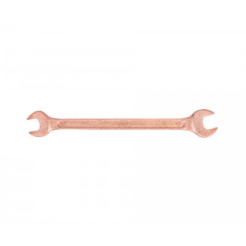 Ключ гаечный рожковый двусторонний   8x 9 омедненный