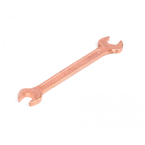 Ключ гаечный рожковый двусторонний  13x17 омедненный