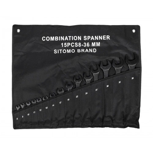 Набор ключей комбиниров.15шт. (8-36) SIT