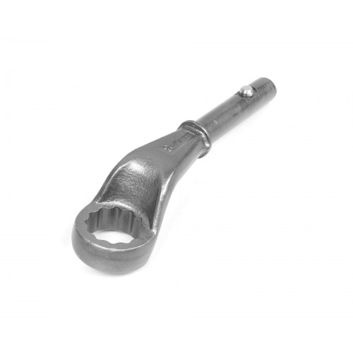 Ключ накидной односторонний  30 усиленный с рукояткой HOR