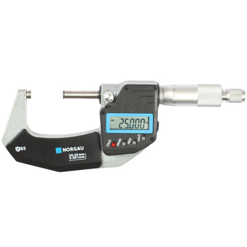 Микрометр МКЦ-  50 0,001 электронный 4-кнопочный в/защищ. IP65 041057050 Norgau