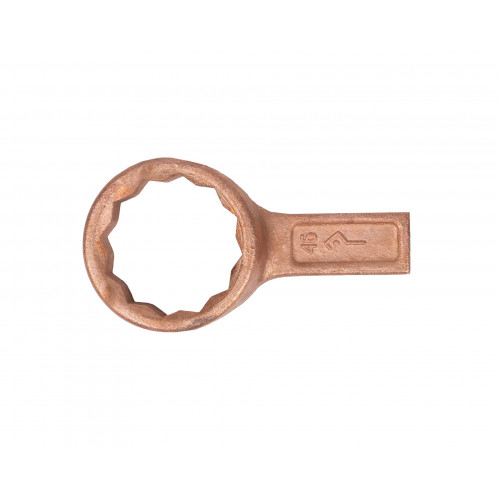 Ключ накидной односторонний  46 омедненный