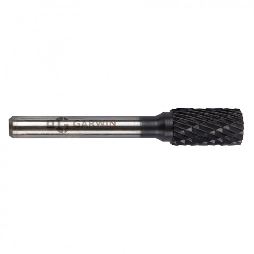 GARWIN INDUSTRIAL 900507-10*20*64 Борфреза цилиндрическая с гладким торцом 10x20x64 мм, VHM, DC, TiAlN, форма A (серия 900507)