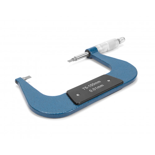 Микрометр трубный МК-НП- 100 0,01 с 2-мя ножевидными пяткaми SHAN