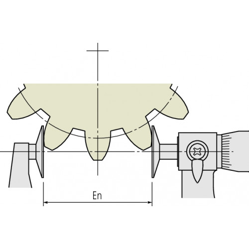Микрометр зубомерный МЗ- 50 0,01 123-114 Mitutoyo