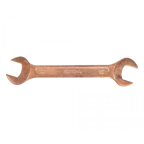 Ключ гаечный рожковый двусторонний  30x32 омедненный SIT