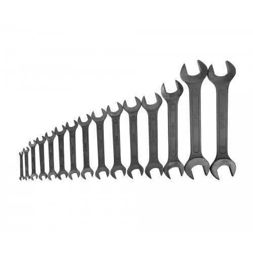 Набор ключей гаеч.двуст. 15шт. (6-55) SIT