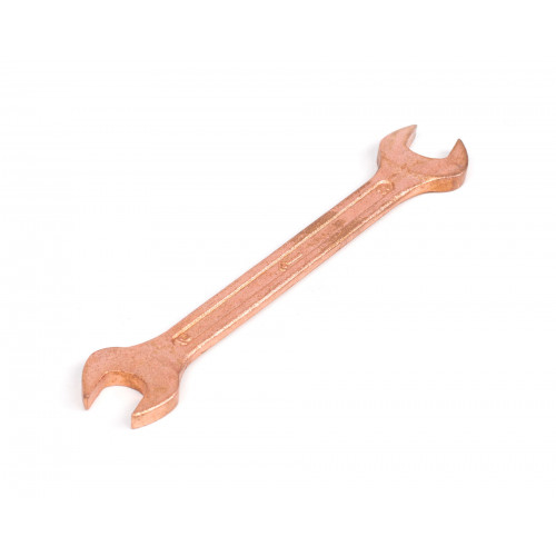 Ключ гаечный рожковый двусторонний  13x14 омедненный