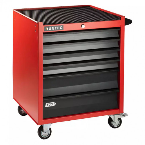 RUNTEC RTEC-6R Тележка инструментальная 6 полочная ECO красная