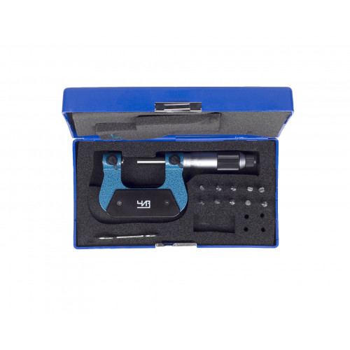 Микрометр резьбовой МВМ- 25 0,01 с калибр. МИК