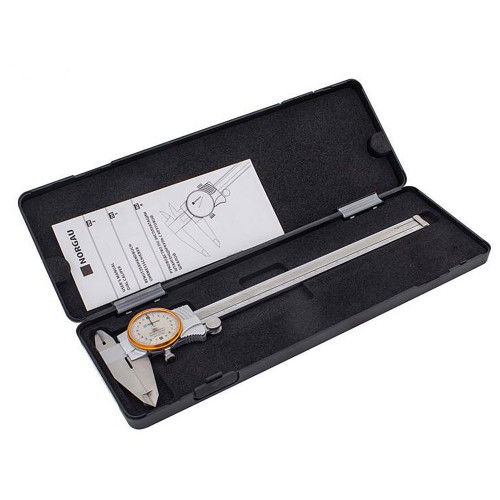 Штангенциркуль ШЦК-1-200 0,02 с круговой шкалой 040027020 NORGAU