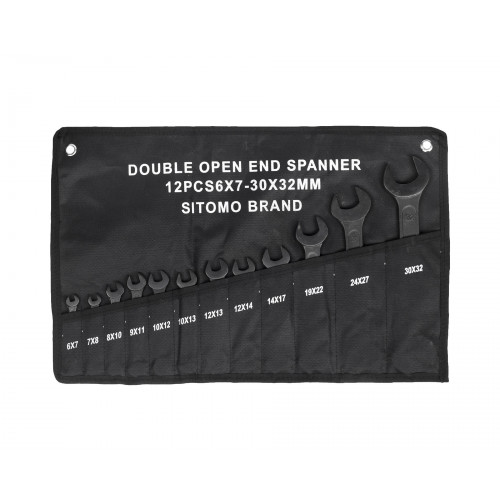 Набор ключей гаеч.двуст. 12шт. (6-32) SIT