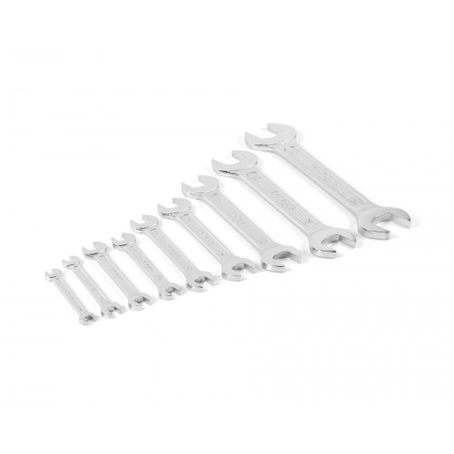 Набор ключей гаечных (рожковых) двусторонних 9 шт. (6-36) хромированных HORTZ