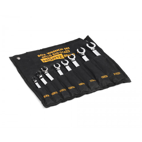 Набор ключей накидн разрезных двуст.8(8-23)хромHOR