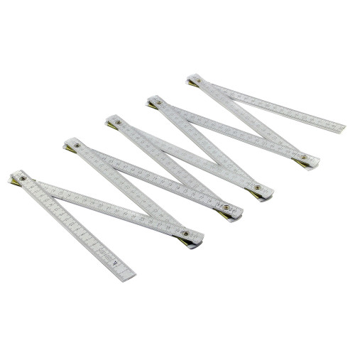 Метр складной  2м КЛБ (алюминиевый)