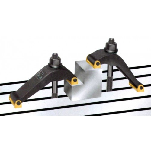 Набор рычаж.прихватов из 2шт.(защита,М12,паз 14мм)