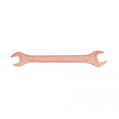 Ключ гаечный рожковый двусторонний  14x17 омедненный