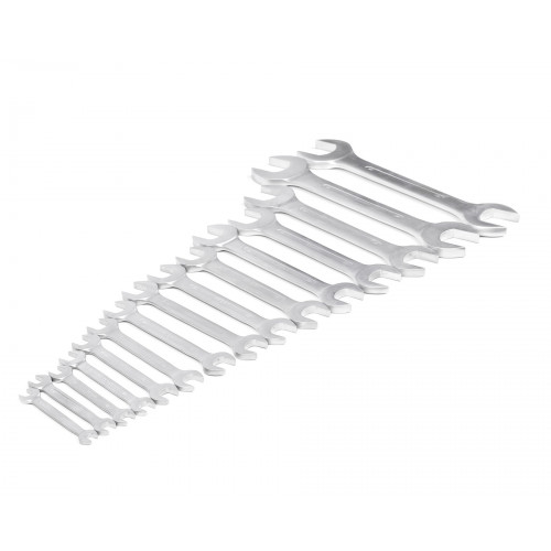 Набор ключей гаеч.двуст. 15шт. (10-55) сат.фин.HOR