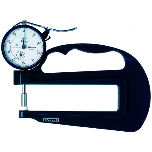 Толщиномер индикаторный ТР  0- 10 0,01 (120мм) диск.керам.нак., ручной 7321 Mitutoyo