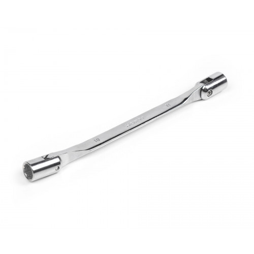 Ключ торцевой шарнирный 10х11 хромированный HOR
