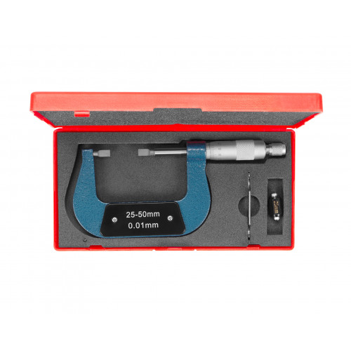 Микрометр трубный МК-НП- 50 0,01 с 2-мя ножевидными пятками SHAN