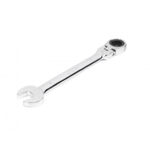 Ключ комбинированный трещоточный шарнирный 16х16 хромированный HOR