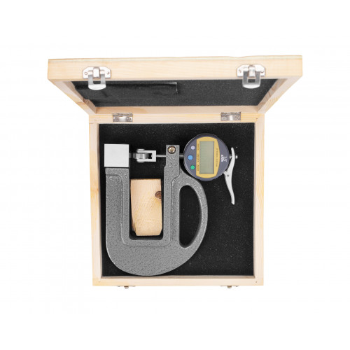 Толщиномер индикаторный электр. ТНЦ 0- 10 0,01 L=100мм настольный SHAN