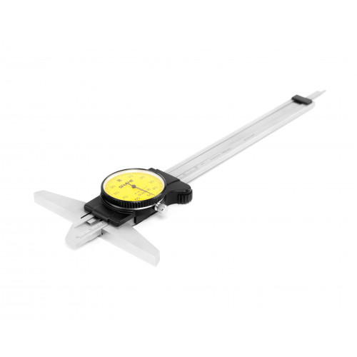 Штангенглубиномер ШГК- 100 0.01 с круг. шкалой SHAHE