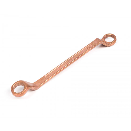 Ключ накидной двусторонний 21x23 омедненный SIT