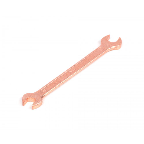 Ключ гаечный рожковый двусторонний   8x10 омедненный