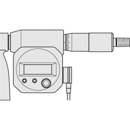 Микрометр МКЦ- 375 0,001 электронный 3-кн. поворотный дисплей (330гр) 293-584 Mitutoyo