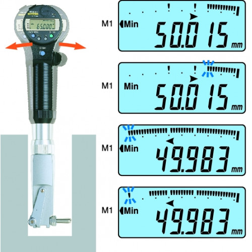 Нутромер индикаторный электронный НИЦ повышенной точности  45-100 0,001 электронный двухточечный BORE GAGE 511-501 Mitutoyo