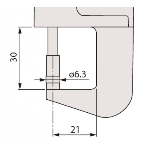 Толщиномер индикаторный электронный ТРЦ  0- 12/0-0,47
