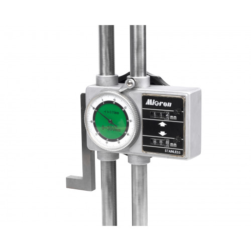 Штангенрейсмас ШРК- 300 0,01 с круг.шкалой дв.стойка МИК