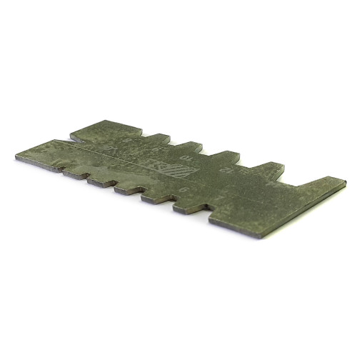 Шаблон для контроля угла заточки резцов для трапец. (2-12 мм) резьбы