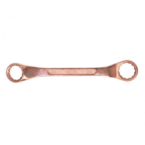 Ключ накидной двусторонний 50x55 омедненный SIT