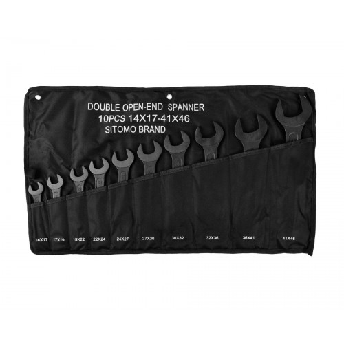 Набор ключей гаечных (рожковых) двусторонних 10 шт. (14-46) SITOMO