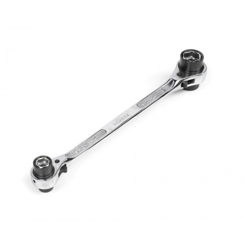 Ключ торцевой 8 в 1 комбинированный трещоточный с реверсом10х13-14х17-19х22-24х27 HOR