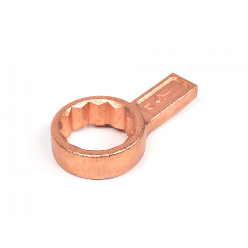 Ключ накидной односторонний  41 омедненный