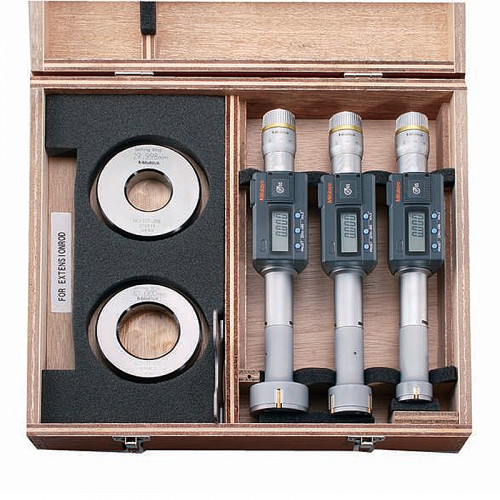 Набор нутромеров микрометрических 3-точечных электронный  25- 50 0,001 (3шт) у/к IP65 (Титан) 468-983 Mitutoyo