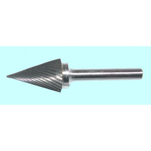 Борфреза тв.спл. конич. d16х25х6х65 31° спиральная насечка (М16 25М06) 